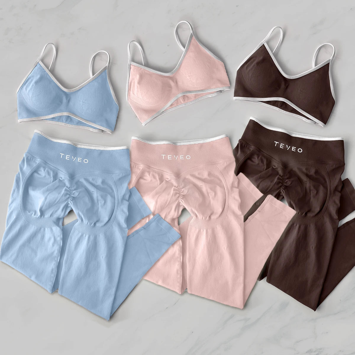Conjunto Esportivo Feminino Sem Costura FlexaFit TREVEO