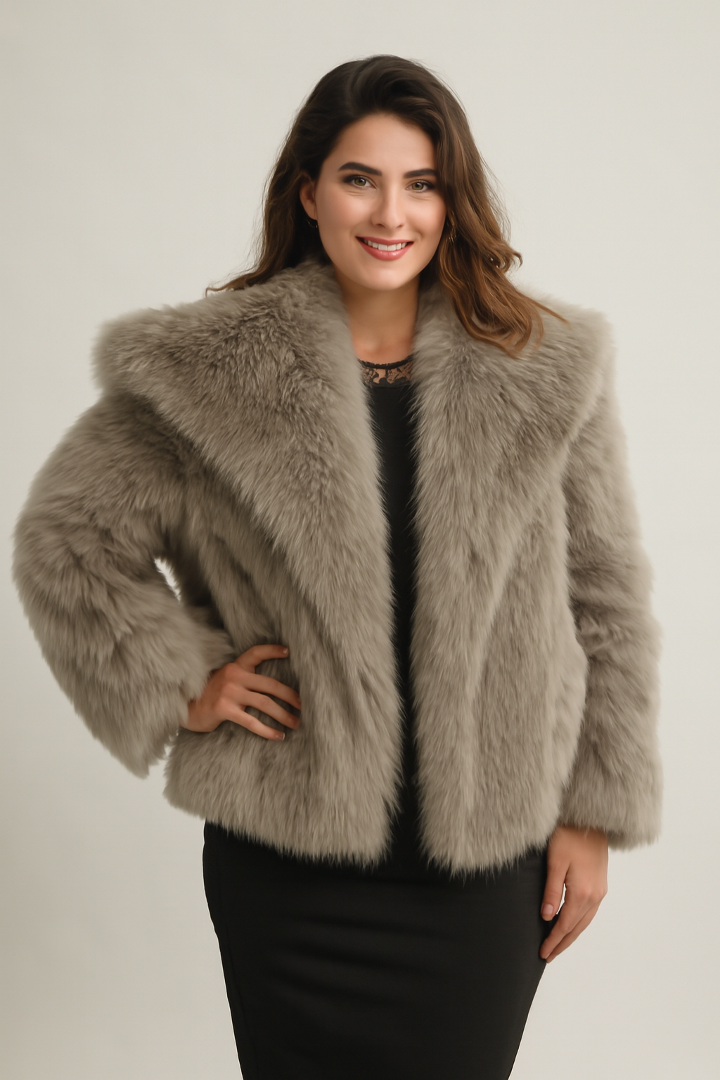 Winter Faux Fur Coat