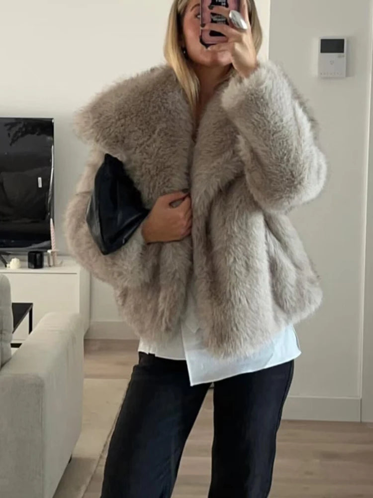 Winter Faux Fur Coat