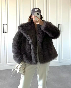 Winter Faux Fur Coat
