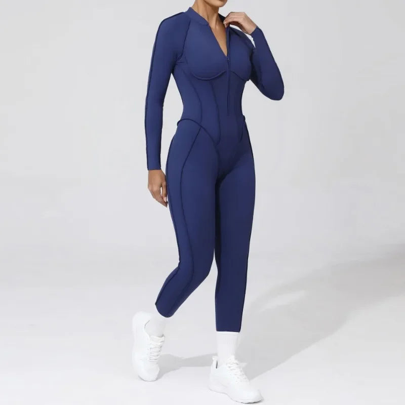 Macacão Esportivo Feminino Sem Costura-  ZenShape
