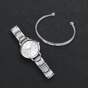 Relógio Feminino Lumia Estilo Casual e Elegante, com Pulseira Complementar