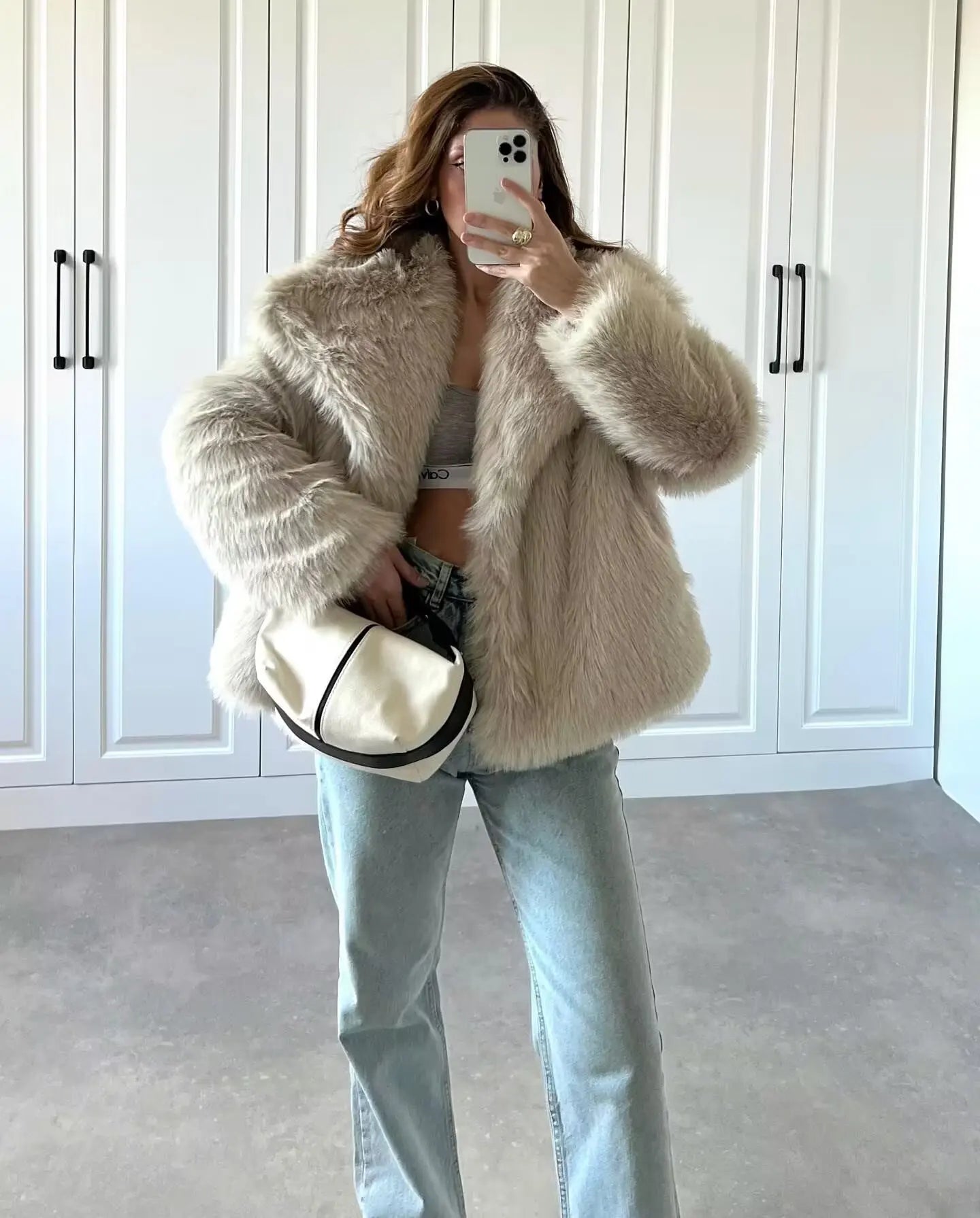 Winter Faux Fur Coat