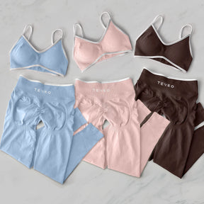 Conjunto Esportivo Feminino Sem Costura FlexaFit TREVEO