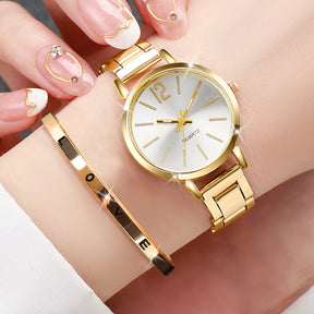 Relógio Feminino Lumia Estilo Casual e Elegante, com Pulseira Complementar