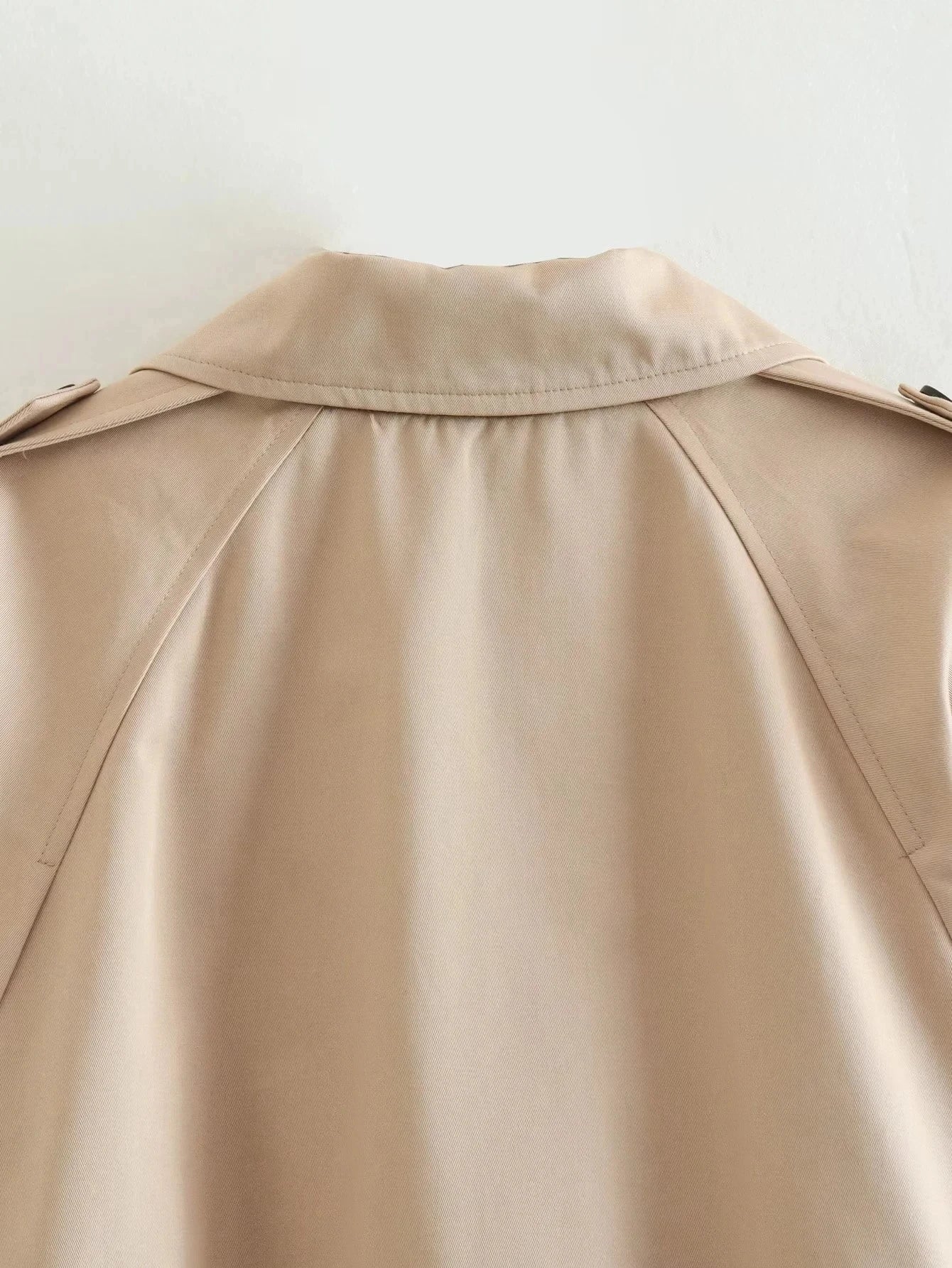 Jaqueta Trench Cropped Feminina | Vibe Chic
