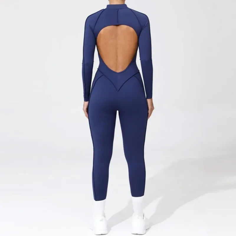Macacão Esportivo Feminino Sem Costura-  ZenShape