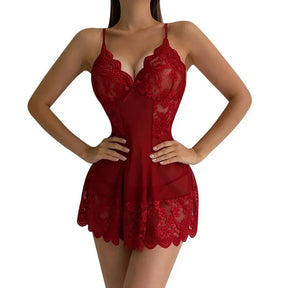 Camisola Curta Sensual com Renda e Transparência | Lunalisse Night