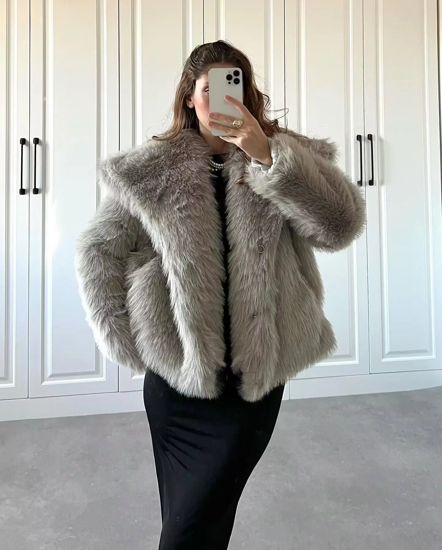 Winter Faux Fur Coat
