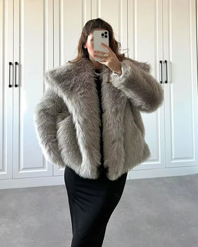 Winter Faux Fur Coat
