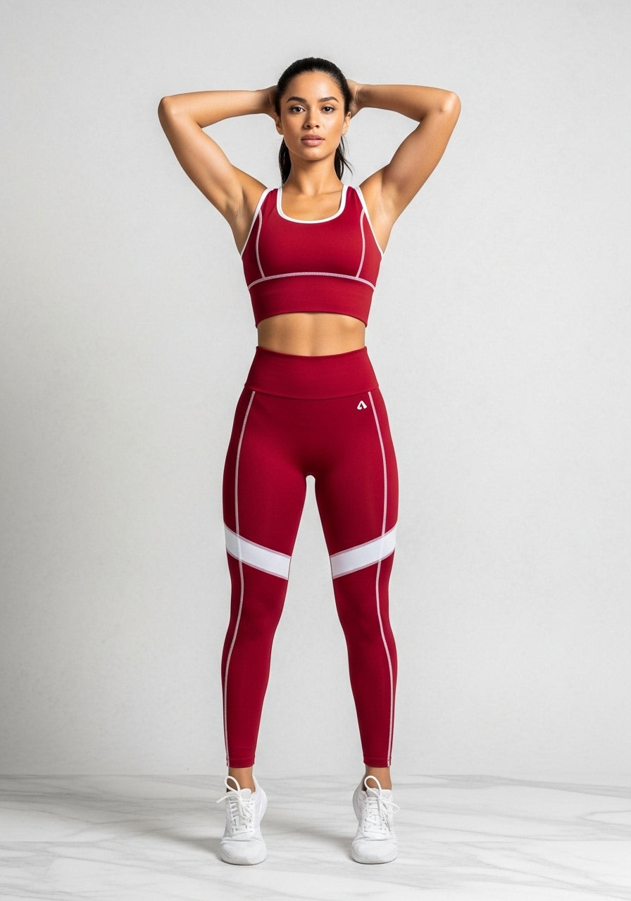 Conjunto Esportivo Feminino Sem Costura FlexaFit TREVEO