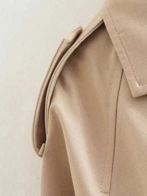 Jaqueta Trench Cropped Feminina | Vibe Chic - LumiaVibe