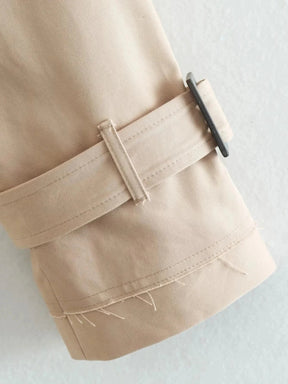 Jaqueta Trench Cropped Feminina | Vibe Chic - LumiaVibe