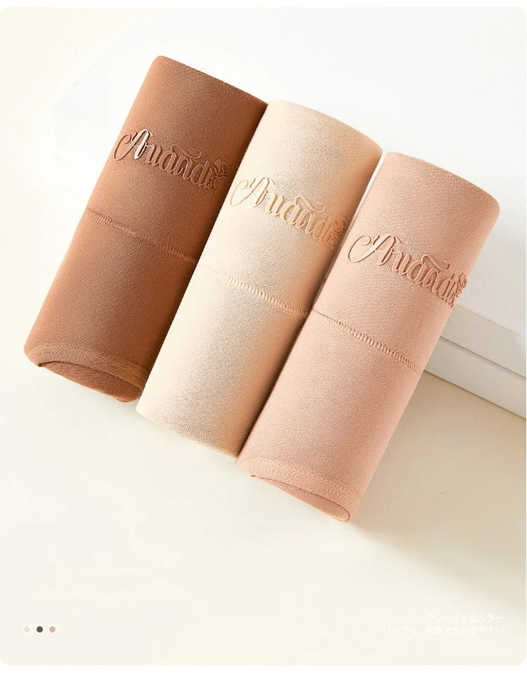 Kit 3 Calcinhas Modeladoras Plus Size Sem Costura | LumiShape Cotton - LumiaVibe