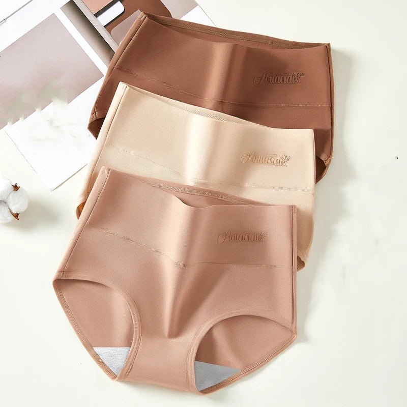 Kit 3 Calcinhas Modeladoras Plus Size Sem Costura | LumiShape Cotton - LumiaVibe